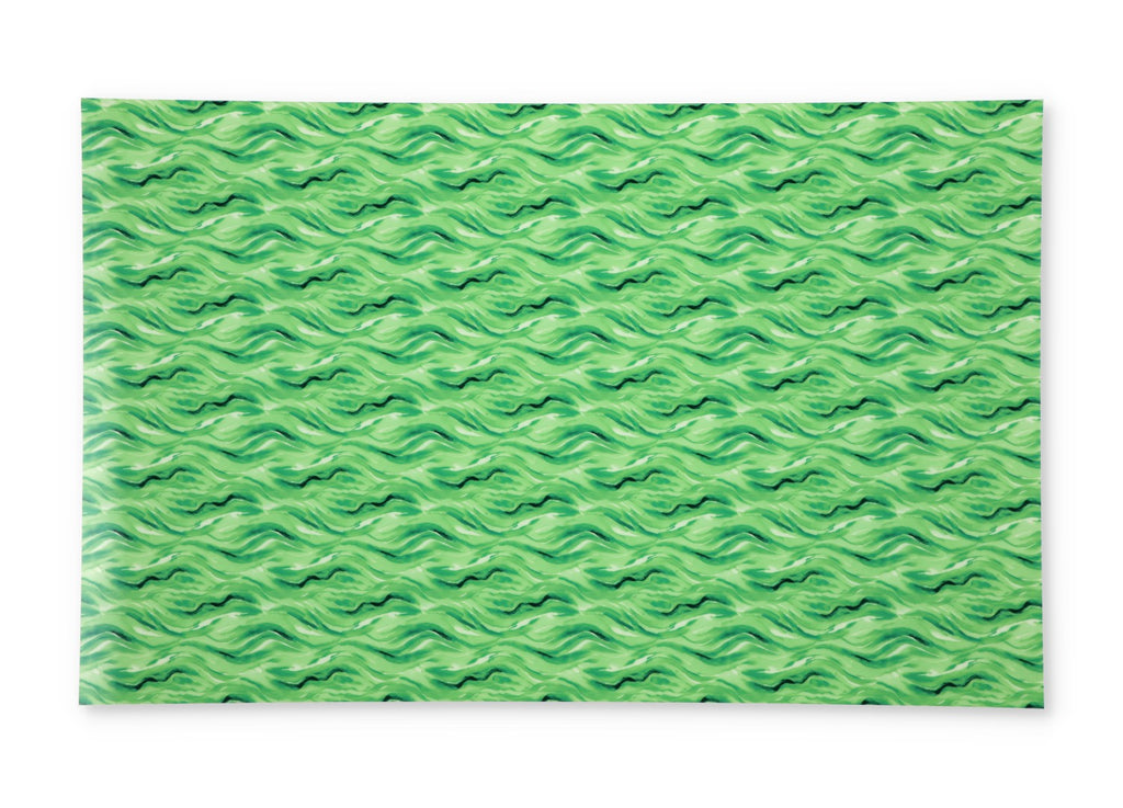 PatternPly® Full Coverage Green Watercolor Waves MICRO product photo 2