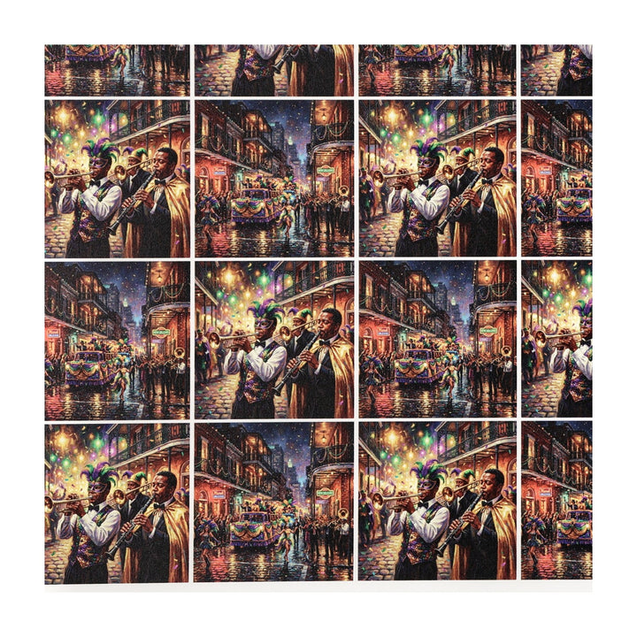 PatternPly® Transparent Mardi Gras Parade Extra Small