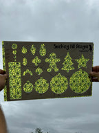 PatternPly® Transparent Green Stained Glass Spiderwebs product photo 2