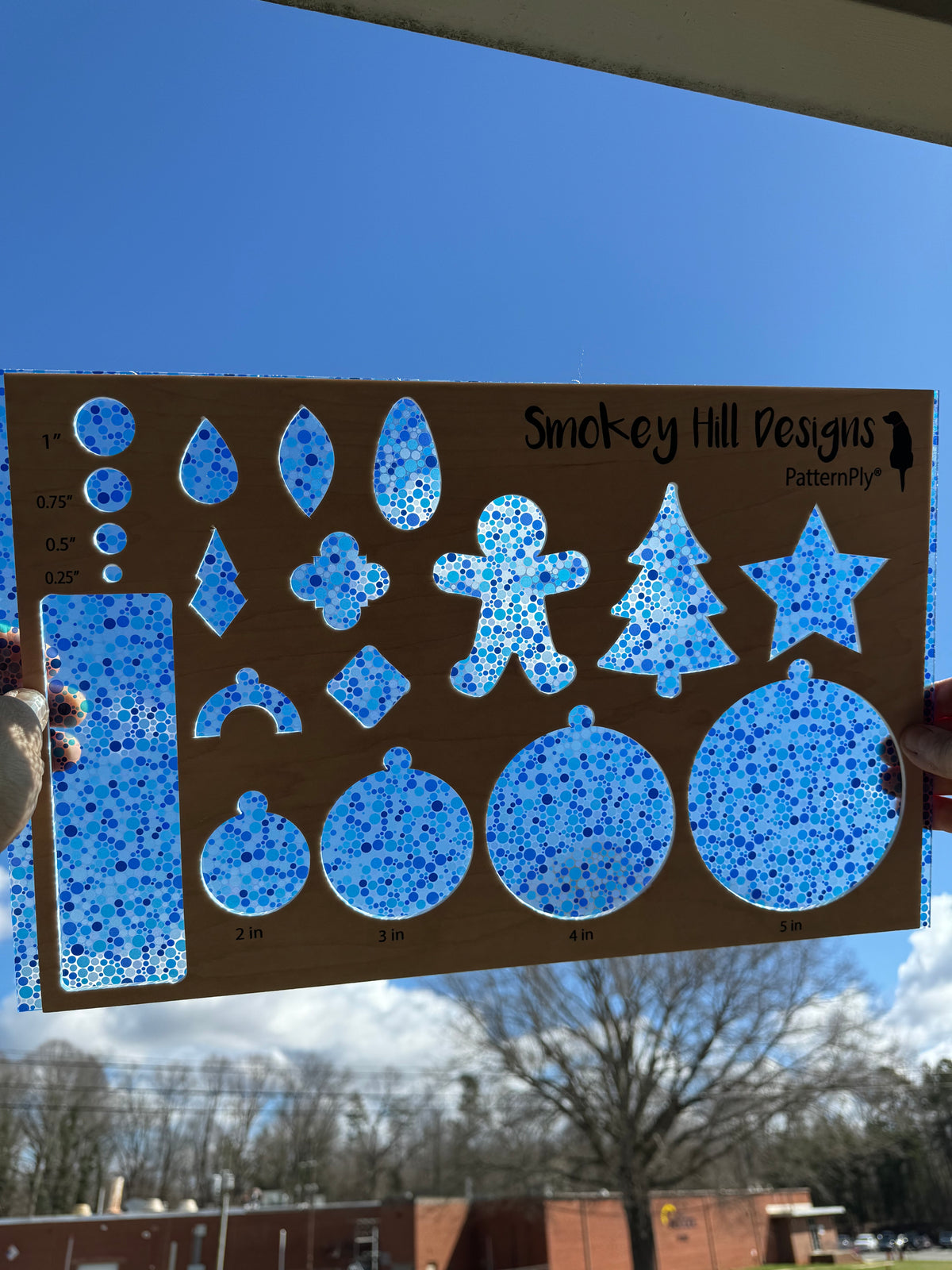 PatternPly® Transparent Micro Blue Bubbles product photo 2