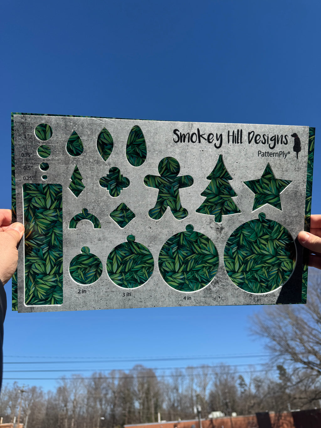 PatternPly® Transparent Stained Glass Palms product photo 2