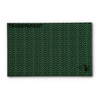 PatternPly® Transparent Cable Knit Green sheet showing the pattern