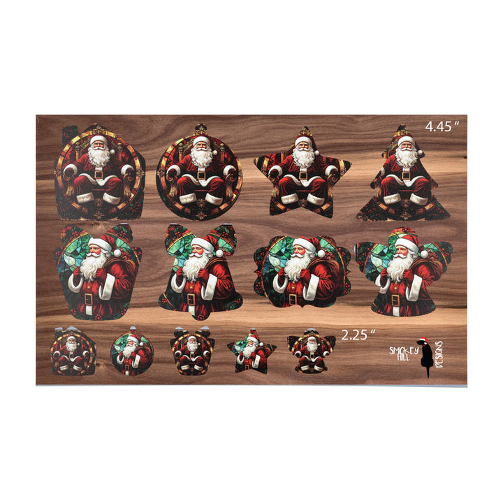 PatternPly® Full Coverage Classic Santas 2 sizes