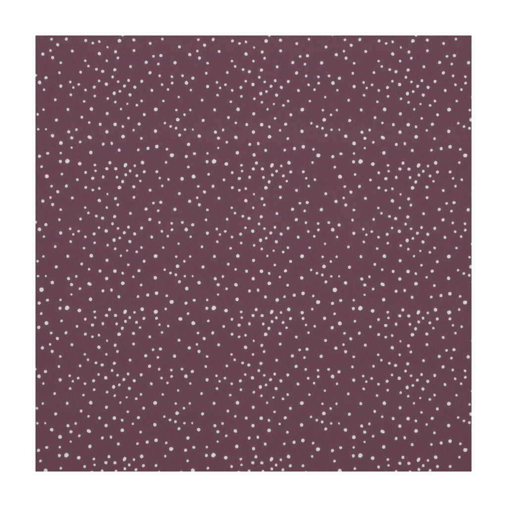PatternPly® Full Coverage Hushed Mauve Dots sheet showing the pattern