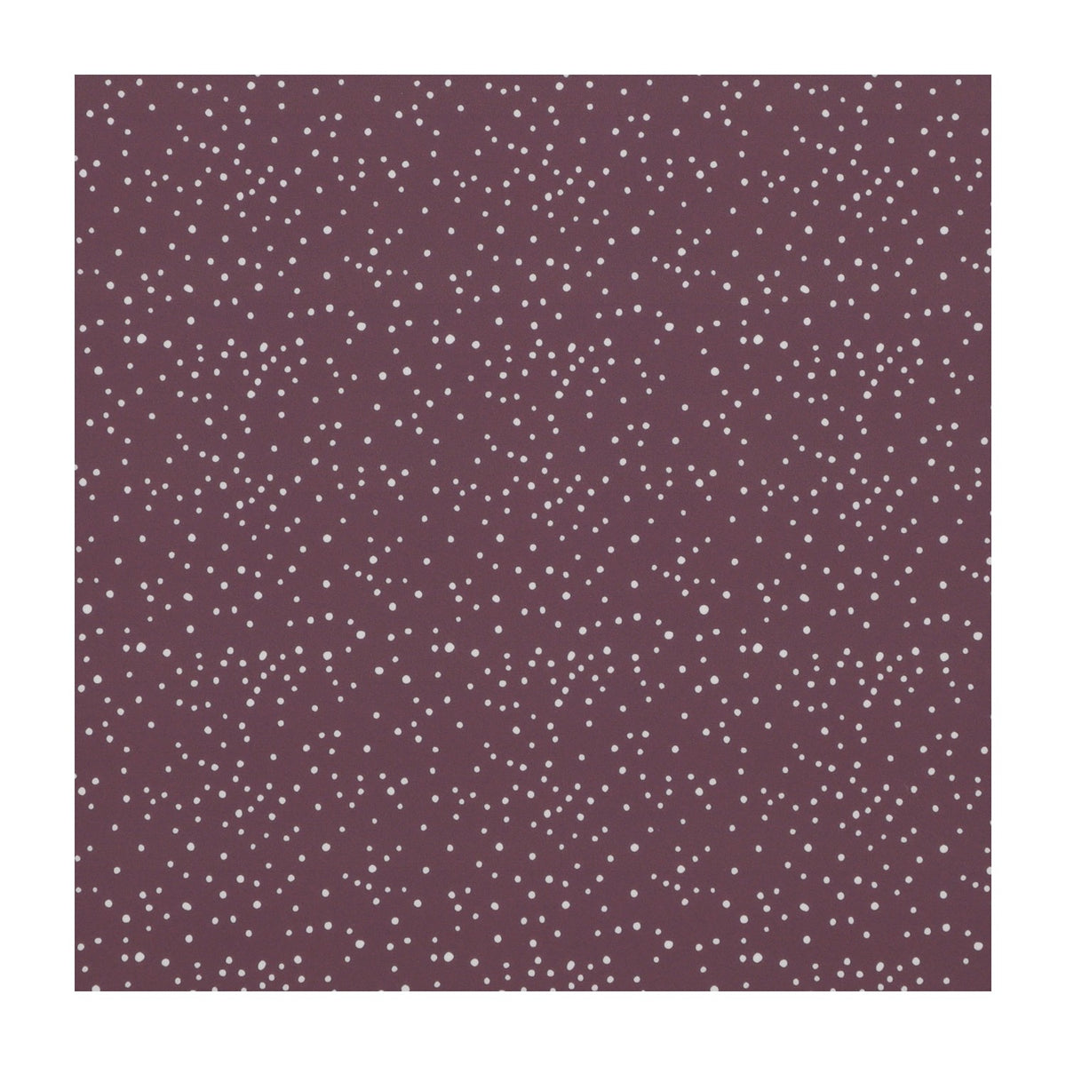 PatternPly® Full Coverage Hushed Mauve Dots sheet showing the pattern