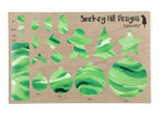 PatternPly® Full Coverage Green Watercolor Waves product photo 3