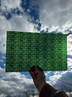 PatternPly® Transparent Celtic Church Stained Glass sheet showing the pattern
