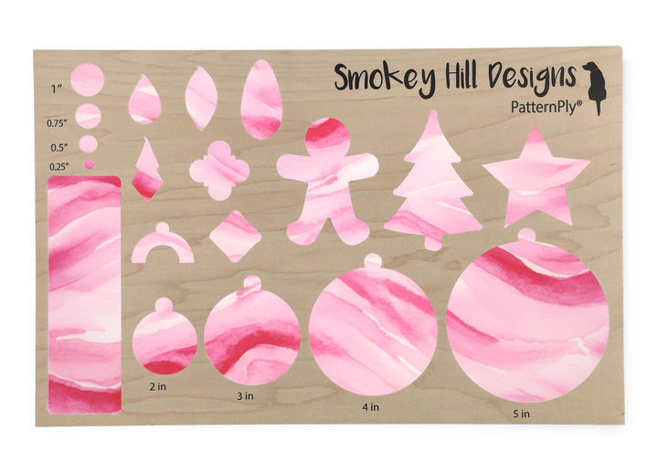 PatternPly® Full Coverage Pink Watercolor Waves