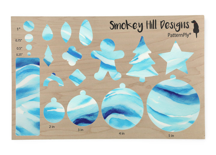 PatternPly® Full Coverage Blue Watercolor Waves