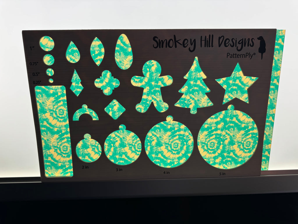 PatternPly® Transparent Green and Yellow Tie Dye product photo 2