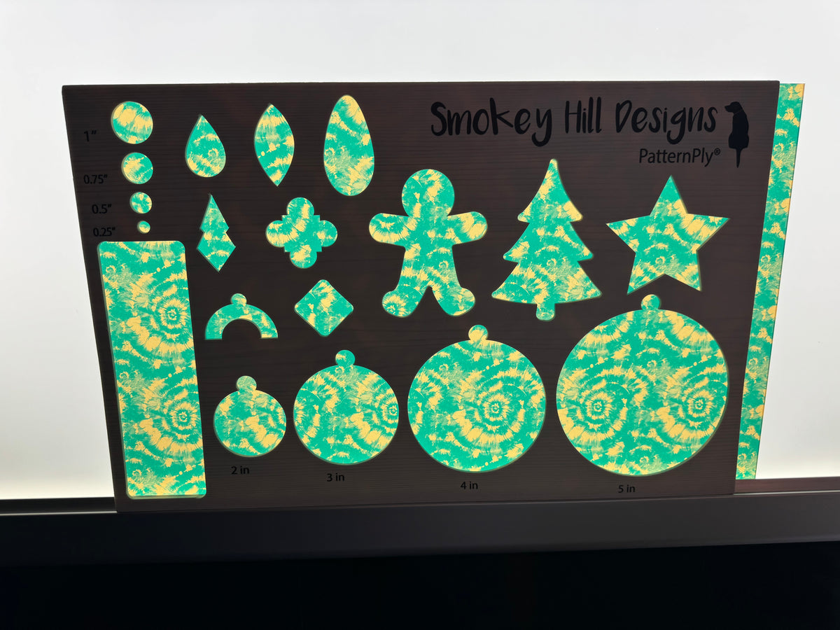 PatternPly® Transparent Green and Yellow Tie Dye product photo 2