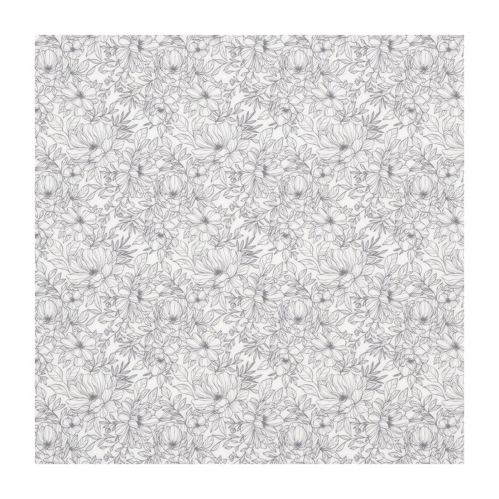 PatternPly® Full Coverage Soft Umber Peaceful Garden sheet showing the pattern