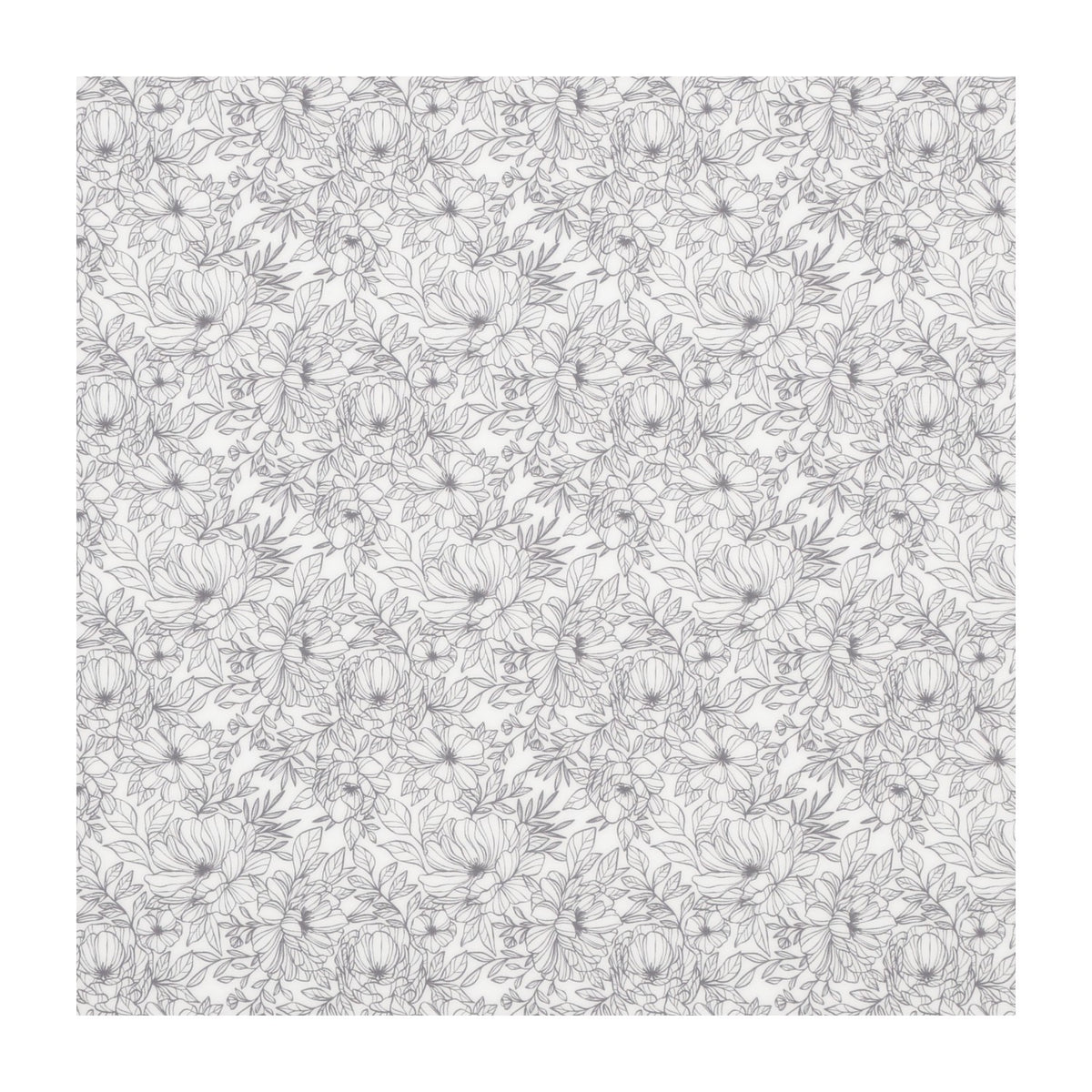 PatternPly® Full Coverage Soft Umber Peaceful Garden sheet showing the pattern