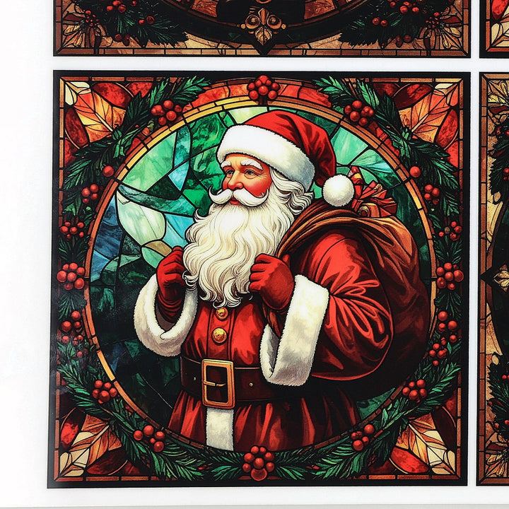 PatternPly® Full Coverage Classic Santas Large