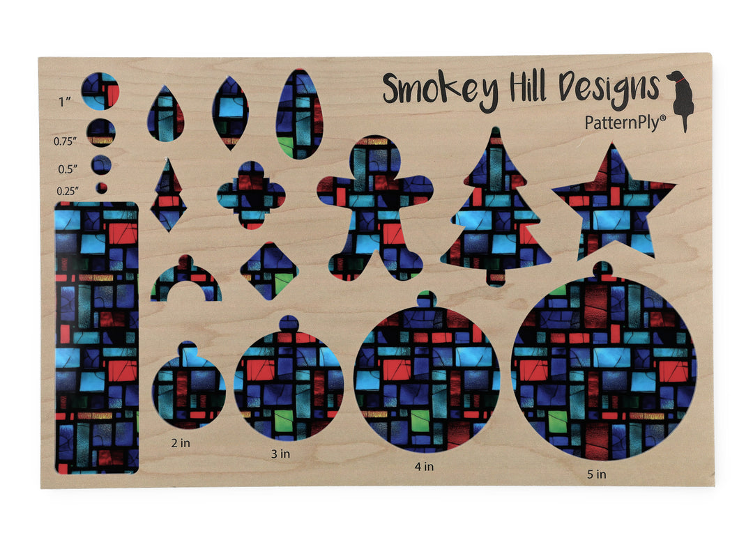PatternPly® Full Coverage Stained Glass Squares and Rectangles