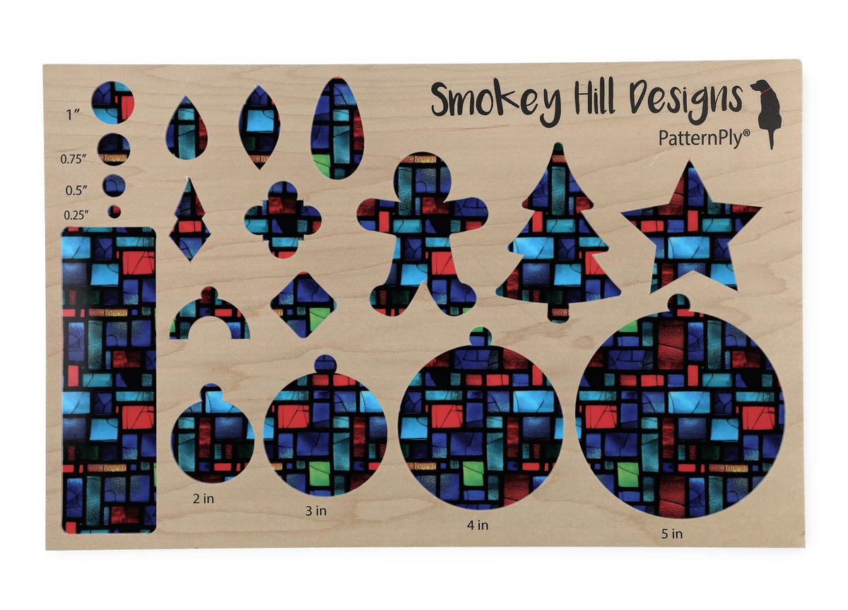 PatternPly® Full Coverage Stained Glass Squares and Rectangles product photo 3