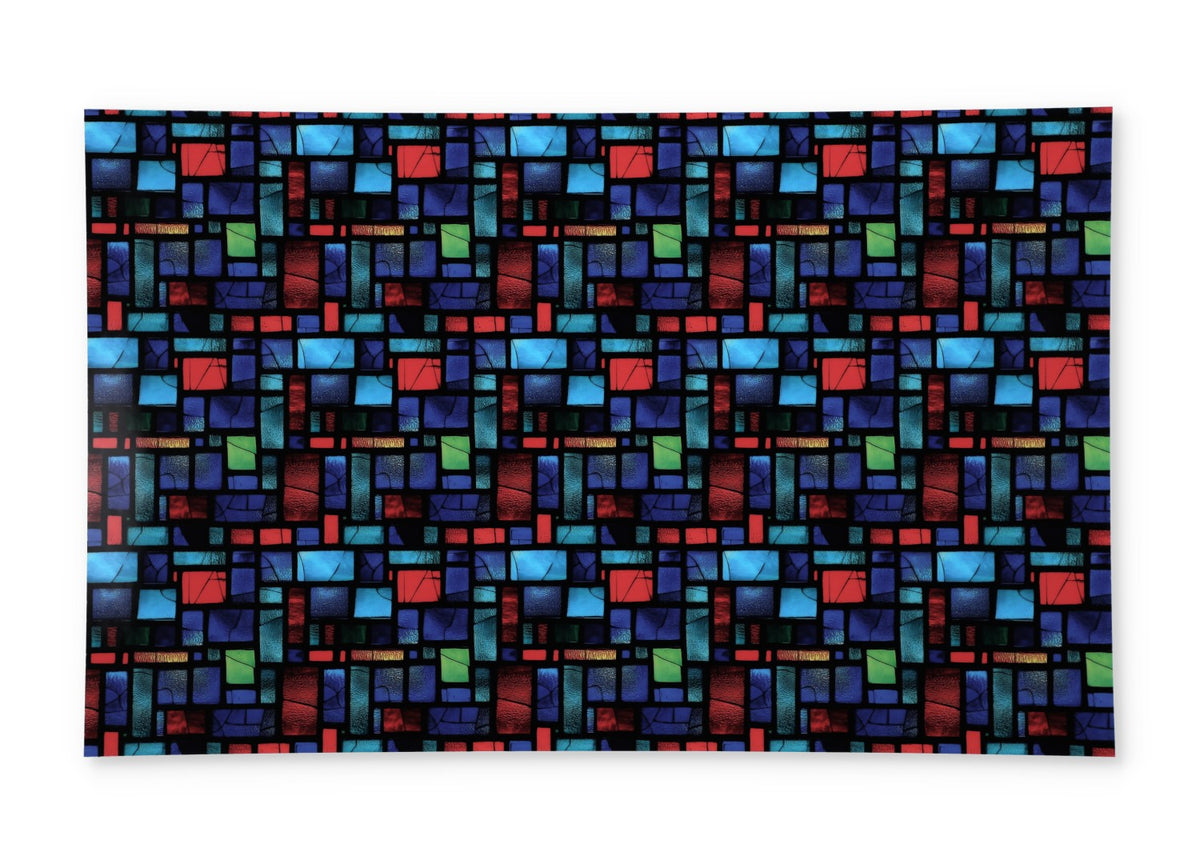 PatternPly® Full Coverage Stained Glass Squares and Rectangles product photo 2
