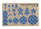 PatternPly® Full Coverage Purple and Blue Cross Floral product photo 3