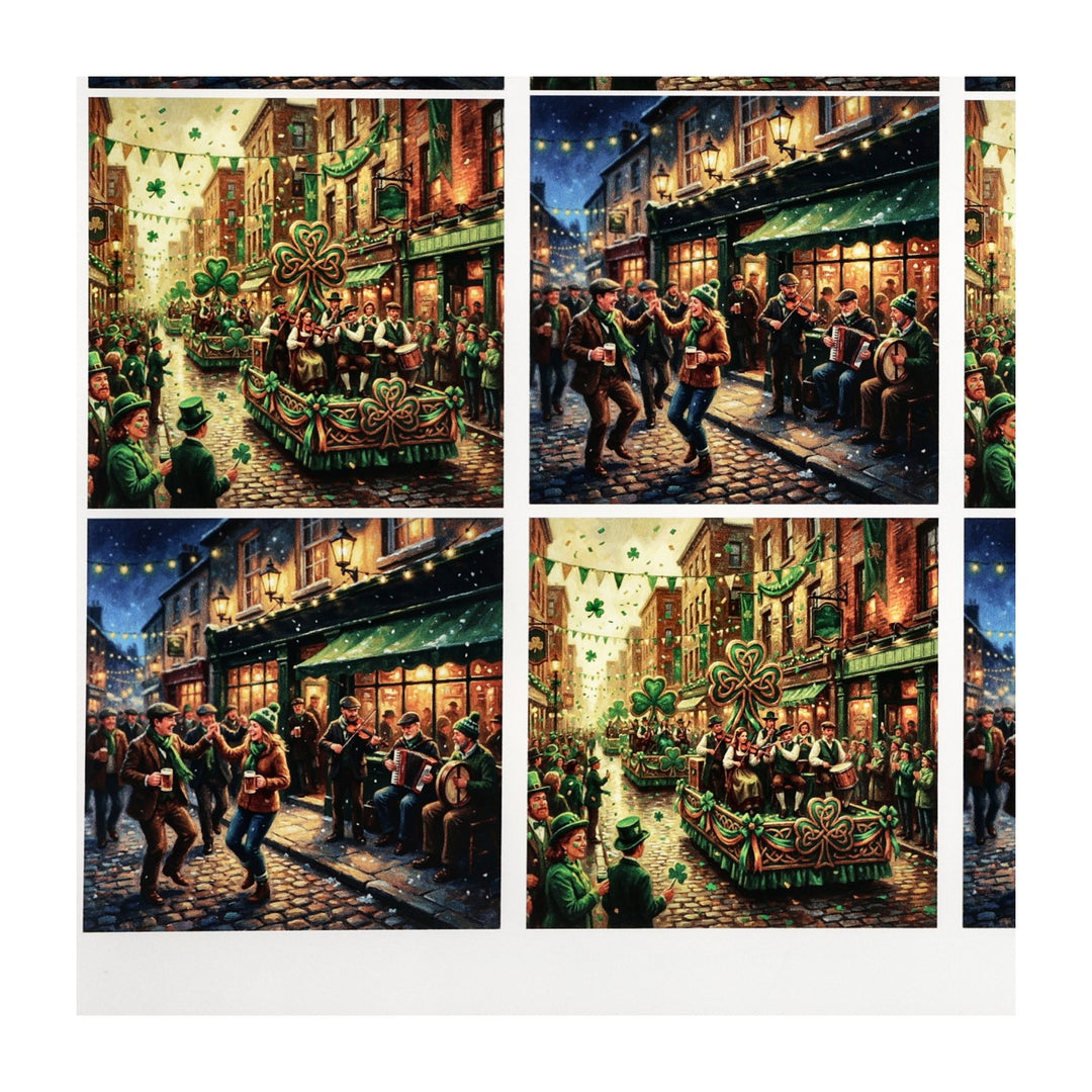 PatternPly® Transparent St Patricks Festivities Small