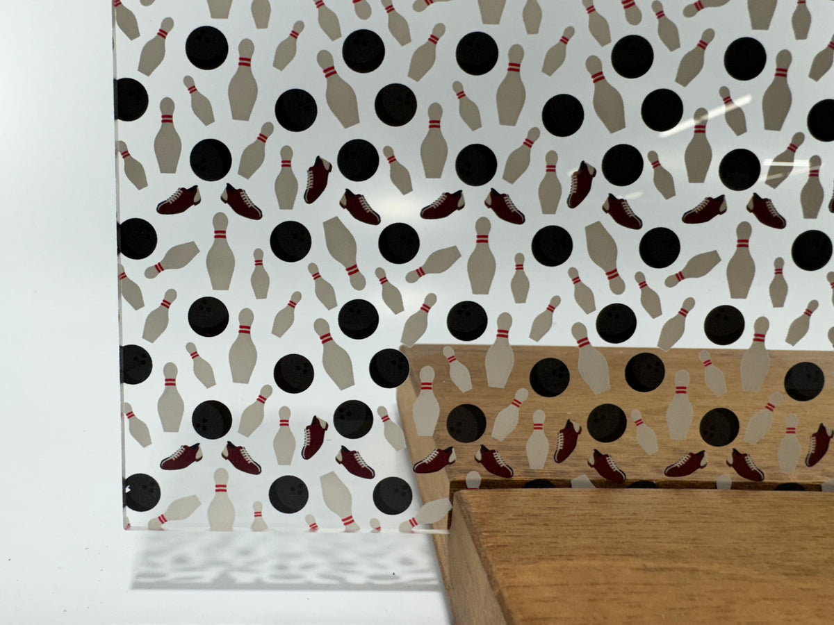PatternPly® Scattered Bowling sheet showing the pattern