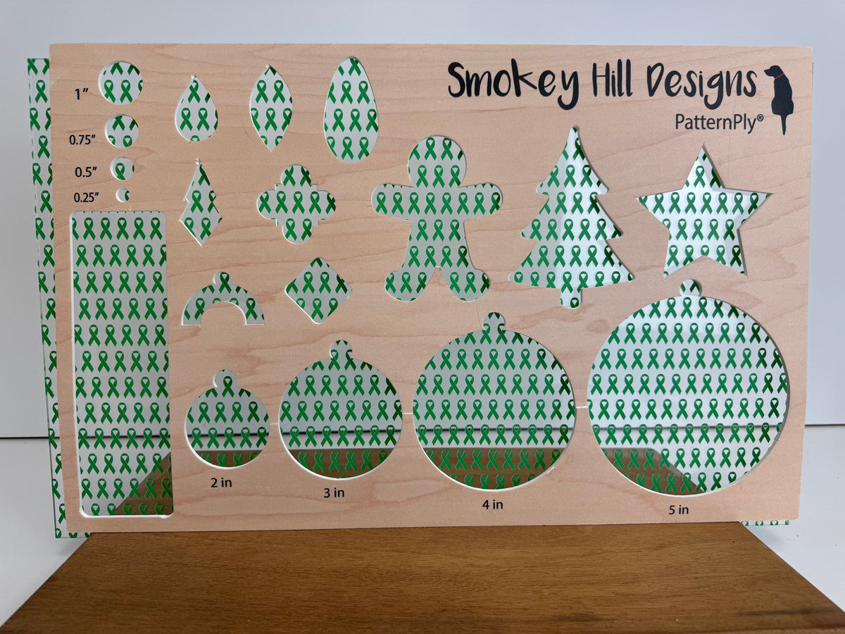 PatternPly® Scattered Green Ribbons product photo 2