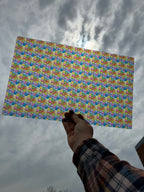 PatternPly® Transparent Micro Rainbow Cats sheet showing the pattern