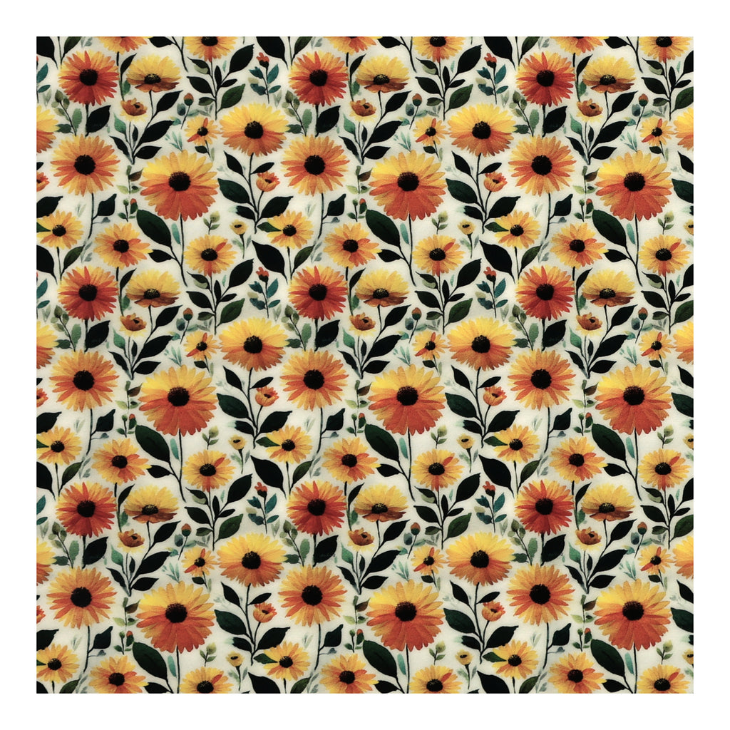 PatternPly® Full Coverage Sunflower Field sheet showing the pattern