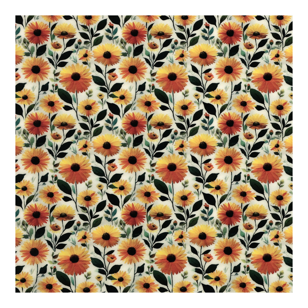 PatternPly® Full Coverage Sunflower Field sheet showing the pattern
