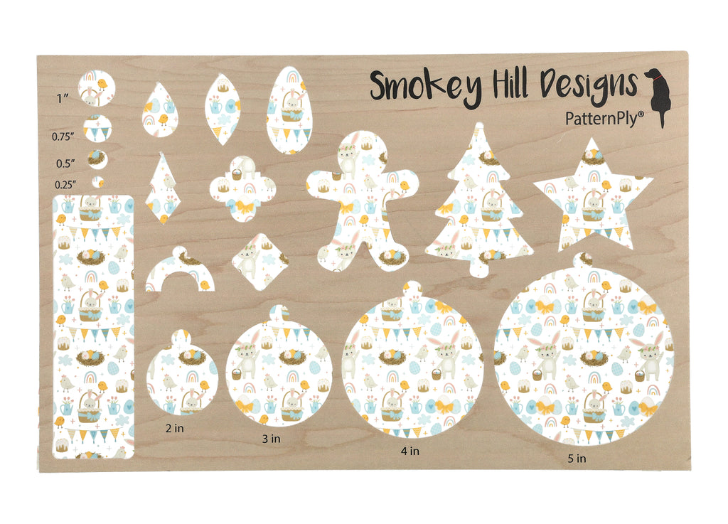 PatternPly® Scattered Bunnies in Baskets product photo 3