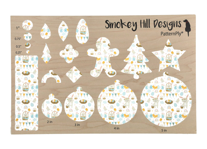 PatternPly® Scattered Bunnies in Baskets