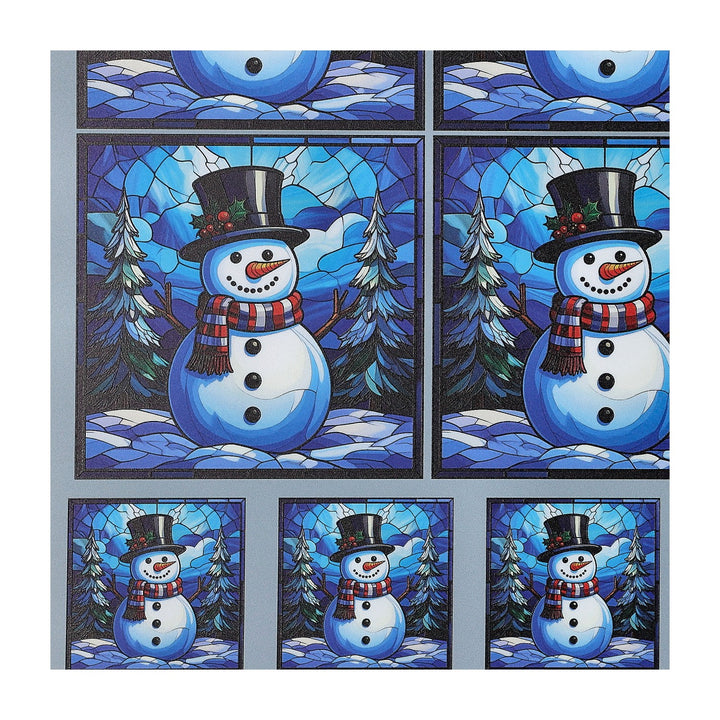 PatternPly® Full Coverage Jolly Snowmen 2 sizes
