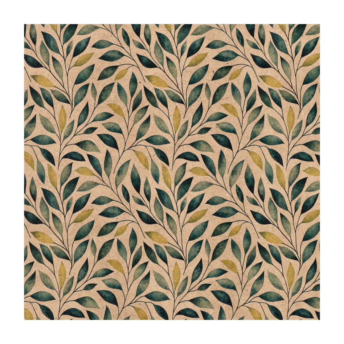 PatternPly® Naturals Yellow Foliage sheet showing the pattern