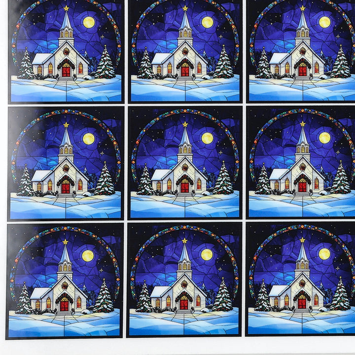 PatternPly® Full Coverage Christmas Church Extra Small