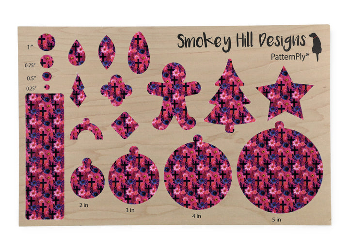 PatternPly® Full Coverage Magenta Crosses