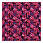 PatternPly® Full Coverage Magenta Crosses sheet showing the pattern