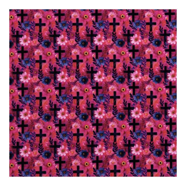 PatternPly® Full Coverage Magenta Crosses