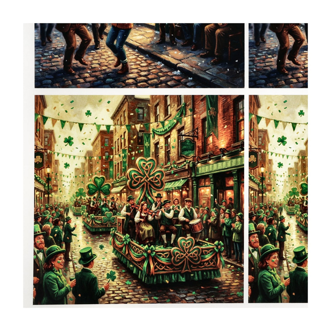 PatternPly® Transparent St Patricks Festivities Large