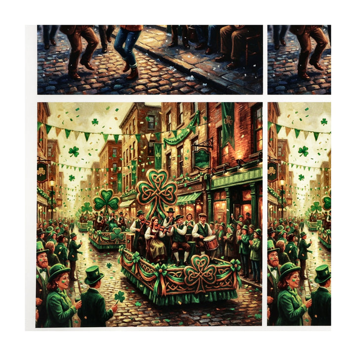 PatternPly® Transparent St Patricks Festivities Large