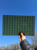 PatternPly® Transparent Mini Stained Glass Buttercup sheet showing the pattern