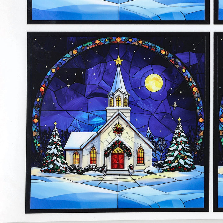 PatternPly® Full Coverage Christmas Church Large