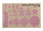 PatternPly® Full Coverage Baby Pink Wooden Watercolor Crosses product photo 3