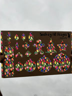PatternPly® Transparent Stained Glass Colorful Tulips product photo 2