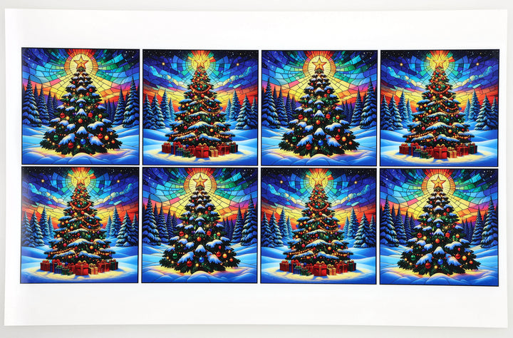 PatternPly® Full Coverage Christmas Tree in the Snow Medium