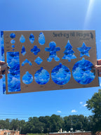 PatternPly® Transparent Ocean Waves Stained Glass product photo 2