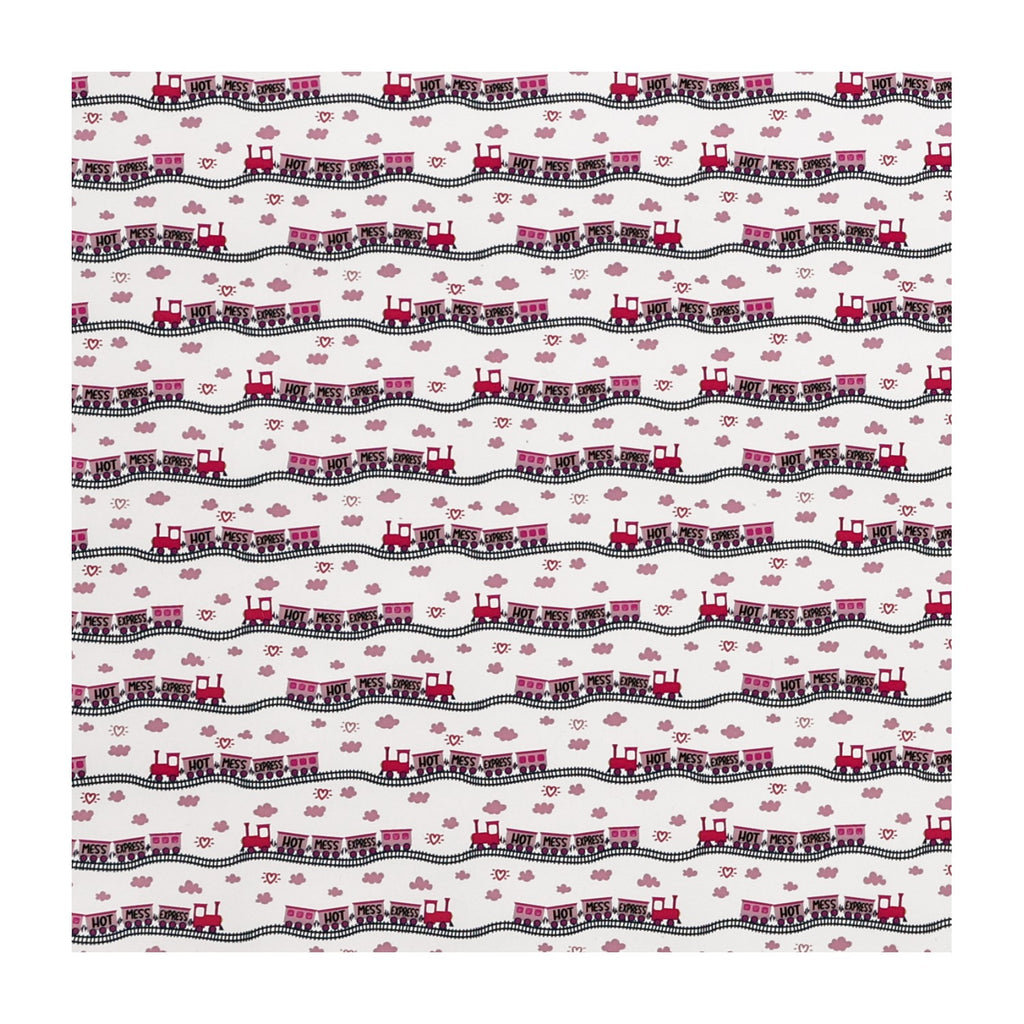 PatternPly® Scattered Hot Mess Express sheet showing the pattern