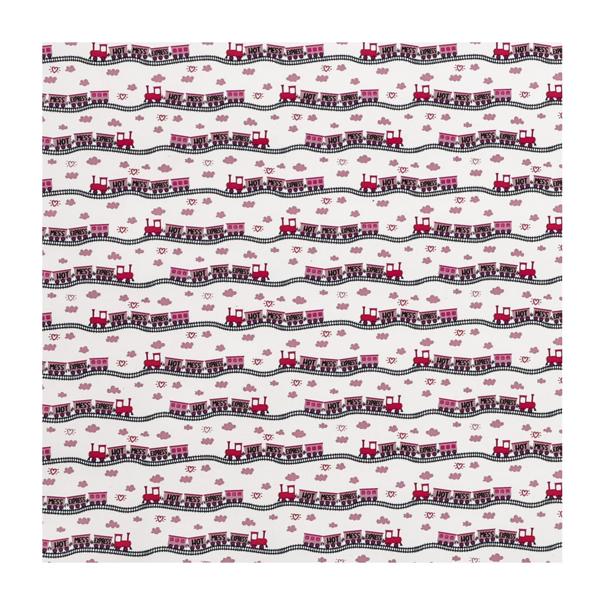 PatternPly® Scattered Hot Mess Express sheet showing the pattern