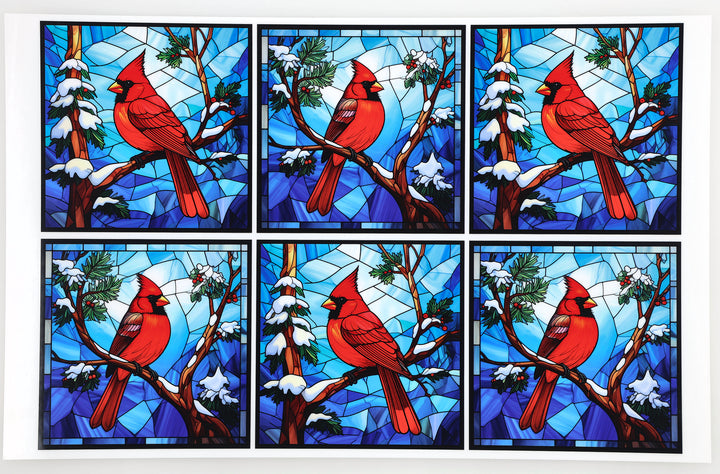 PatternPly® Full Coverage Christmas Cardinal Large