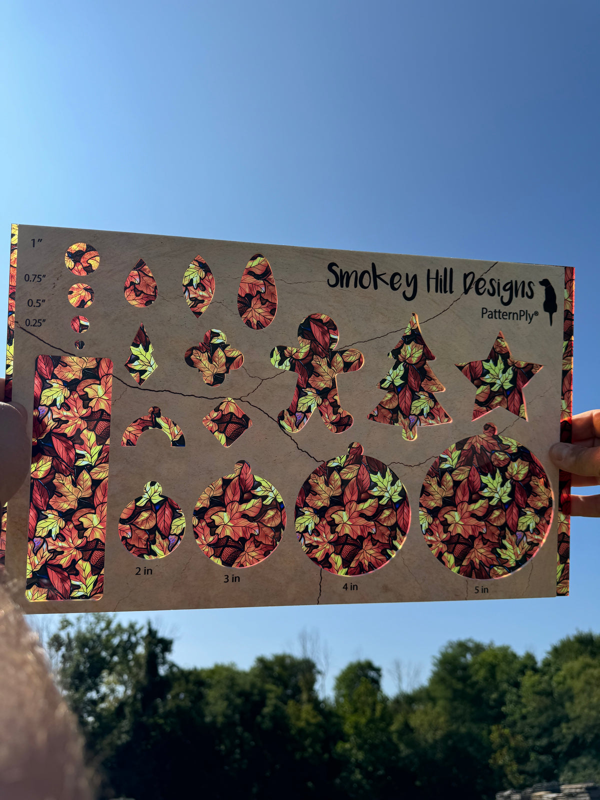 PatternPly® Transparent Fall Leaf Pile product photo 2