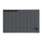PatternPly® Transparent Cable Knit Gray sheet showing the pattern