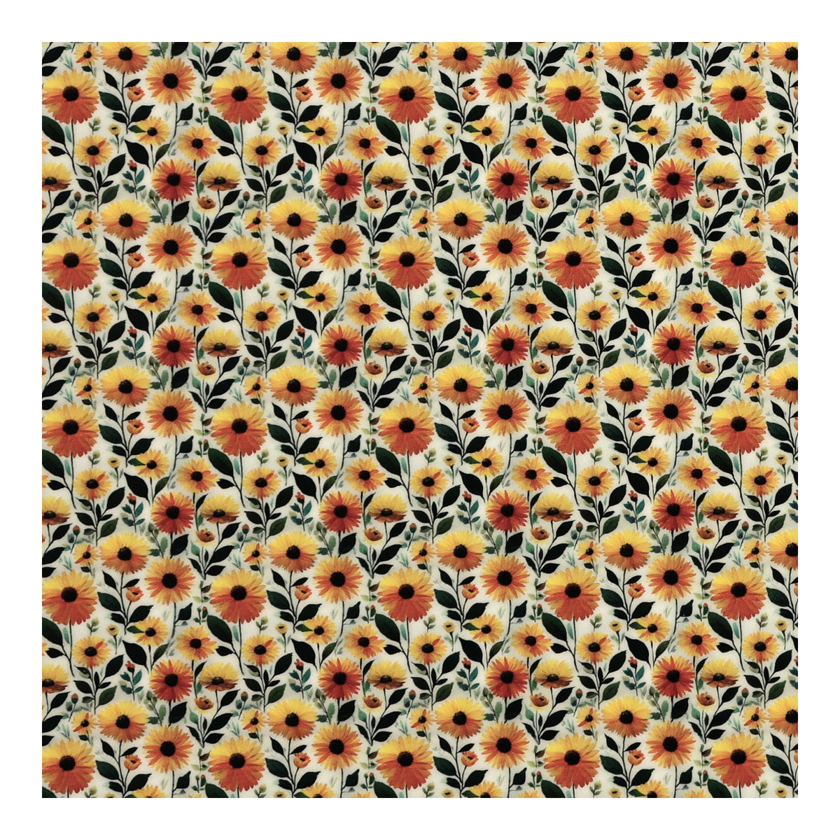 PatternPly® Full Coverage Sunflower Field MICRO sheet showing the pattern